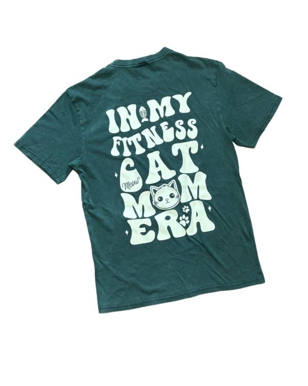 Polera "IN MY FITNESS CAT MOM ERA" - Imagen 4