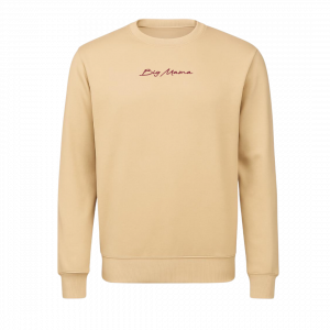 Polerón beige Dogs Make My Life Awesome Bigmama Clothing unisex